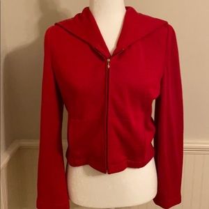 Vintage Carlisle Zipped Cropped Cardigan Pockets S